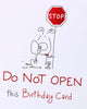 Funny Rebel Design Birthday Card