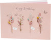 Dried Flower Design Birthday Card