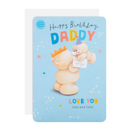 Interactive Forever Friends Daddy Birthday Card with QR Code