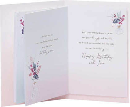 What is a Wife? Sentimental Design Birthday Card