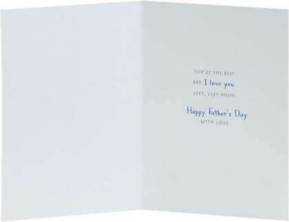 Teddy Bear Design From Your Little Girl Father's Day Card