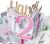 Happy 21st Birthday 3D Pop-Up Greeting Card