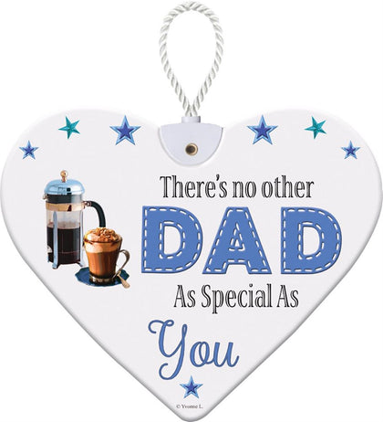 SPECIAL DAD HeartFelts Hanging Plaque