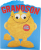 Googly Eyed Monster Design Grandson Birthday Card