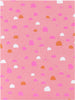 Pack of 10 Contemporary Neon Pink Pattern Design Any Ocassions Cards With Envelopes