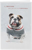 Dog Design Brother Christmas Card