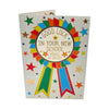 In Your New School Rosette Design Good Luck Card