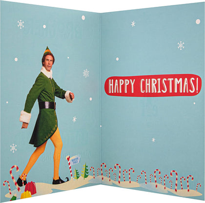 Funny Warner Bros Elf Design Brother Christmas Card