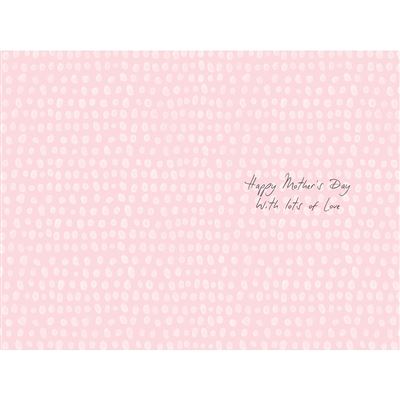 Bear Holding Flowers Softly Drawn Mother's Day Card