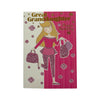 Great Granddaughter Juvenile Girl With Purse and Shopping Bags Birthday Card