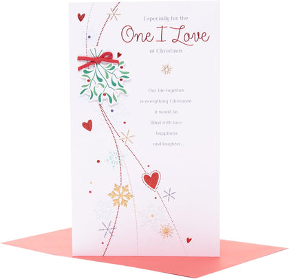 Loving Design One I Love Christmas Card