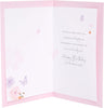 Pink & Gold Design Wife Birthday Card