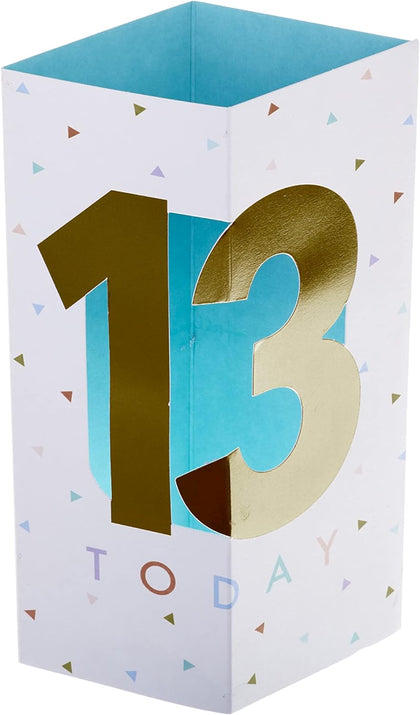 Die Cut 3D Design 13th Birthday Card