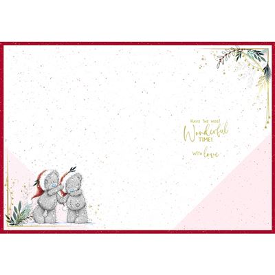 Bears On Sledge Friend Christmas Card