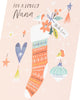 Lovely Pink Design Nana Christmas Card