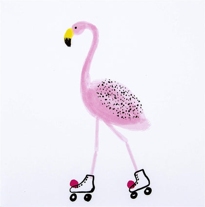 Fun Flamingo Design Any Occasion Open Card 