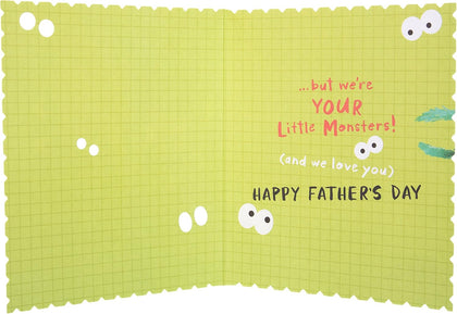 'Little Monsters' Dad Father's Day Card