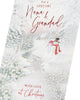 Stunning Snowcouple Design Nana & Grandad Christmas Card