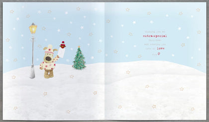 Boofle Sending Wishes Across The Miles Christmas Card