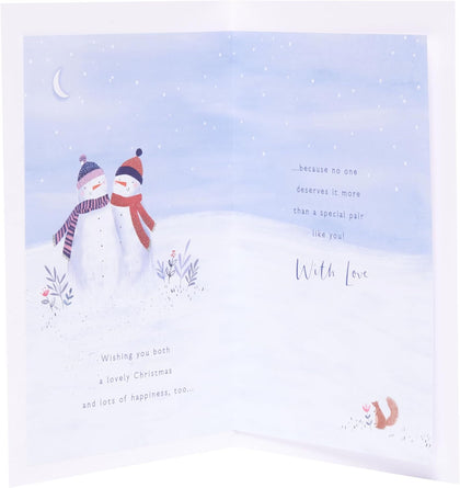 Snowcouple Design Both of You Christmas Card