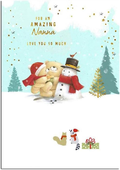 Forever Friends Amazing Nanna Christmas Card