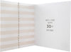 Stylish Striped Pattern Design 30th Birthday Card