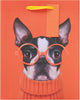 Funny Dog Design Medium Gift Bag For Kids Birthdays, Thank You & Other Events