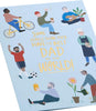 Sweet Dad Cartoon Design For Dad Father's Day Card