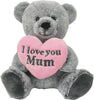 I Love You Mum Bear Plush Toy 10"