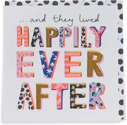 Kindred Happily Ever After Wedding Day Congratulations Card