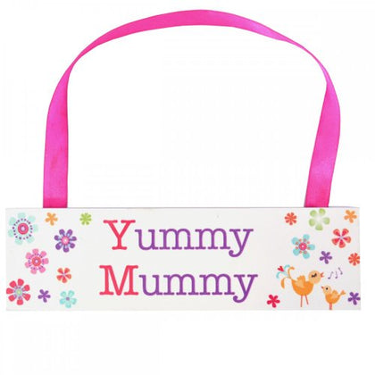 Wooden Pink Yummy Mummy Plaque, Birthday, Christmas, Mother's Day, Anytime Gift