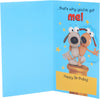 Pop-Up Cartoon Dog Design Brother Birthday Card