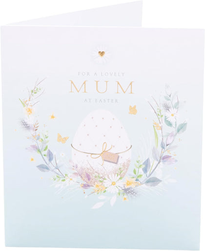 Beautiful Egg Design Mum Easter Card