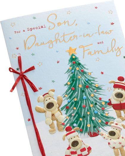Boofle Son, Daughter-In-Law & Family Christmas Card