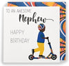 Kindred X Afrotouch Awesome Nephew Blank Birthday Card