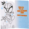 Colouring Design Marvel Spider-Man 2nd Birthday Card for Him/Boy