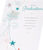 Blue Starry Design Graduation Congratulations Card