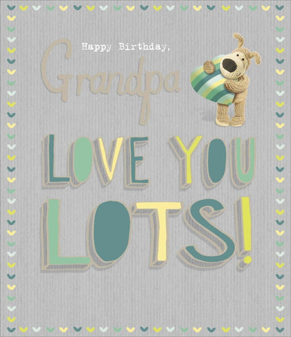 Boofle Love You Lots Grandpa Birthday Card 