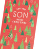 Xmas Trees Design Son Christmas Card