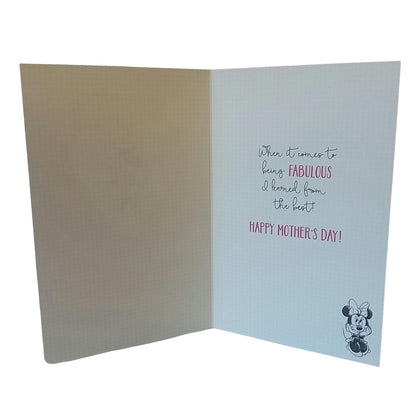 For You Mum From Your Very Lucky Daughter Minnie Mouse Mother's Day Card