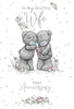 Bears With Rose Wife Anniversary Card