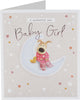 Cute Design Boofle New Baby Girl Congratulations Card