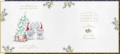 Bears On Swing Wife Christmas Card