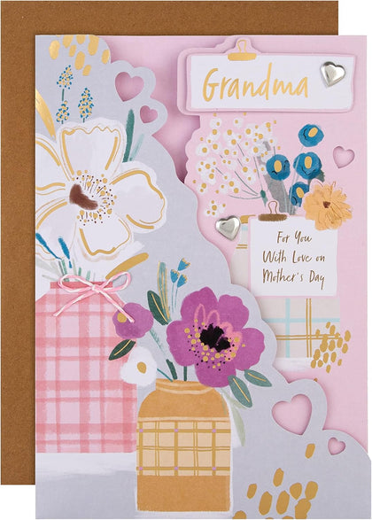 For You With Love Grandma Mother's Day Card