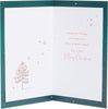 Gold Reindeer & Tree Design Nephew Christmas Card