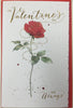 Beautiful Rose Flower Design Valentine's Day Card