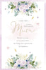 For You Mum Luxury Artistic Flowers Design Birthday Card