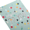 Embossed Text Design Open Congratulations Card