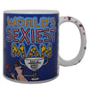 Matching Set of World's Sexiest Man & Woman Mugs, Gift Boxed