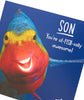 Funny Fish Comedy Wildlife Son Birthday Card